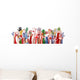 Flag Hands Diversity Wall Decal