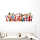 Flag Hands Diversity Wall Decal
