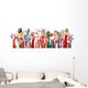 Flag Hands Diversity Wall Decal