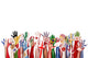 Flag Hands Diversity Wall Decal