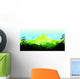 Flat landscape Wall Decal