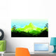 Flat landscape Wall Decal