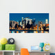 Los Angeles at night Wall Decal