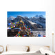 View of Everest from Gokyo ri . Wall Decal