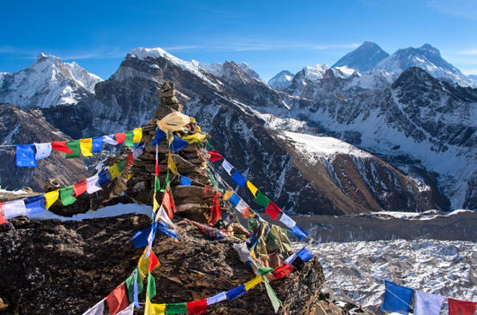 View of Everest from Gokyo ri . Wall Decal