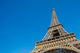 Sunny day  at Eiffel Tower in Paris , France Wall Decal