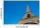 Sunny day  at Eiffel Tower in Paris , France Wall Decal
