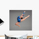 teenager doing gymnastics dance Wall Decal