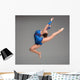 teenager doing gymnastics dance Wall Decal