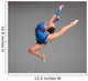 teenager doing gymnastics dance Wall Decal