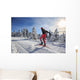 cross-country skiing Wall Decal