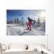 cross-country skiing Wall Decal