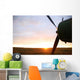 Airplane and sun Wall Decal
