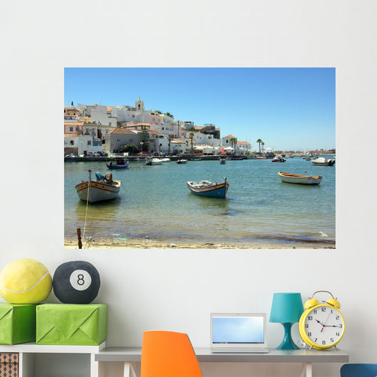 Ferragudo, Village of Algarve, Portugal. Wall Decal