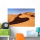 Morocco. Sand dunes of Sahara desert Wall Decal