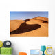 Morocco. Sand dunes of Sahara desert Wall Decal