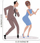 1960s couple dancing twist Wall Decal