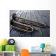 Two brass bugles Wall Decal