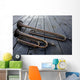 Two brass bugles Wall Decal