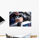 Mechanic working in auto repair garage Wall Decal