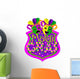 Mardi Gras Masks Wall Decal