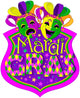Mardi Gras Masks Wall Decal
