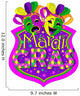 Mardi Gras Masks Wall Decal