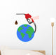 Energy and resource problems Wall Decal