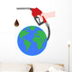 Energy and resource problems Wall Decal