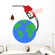 Energy and resource problems Wall Decal