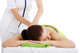Girl on a stone therapy, hot stone massage Wall Decal