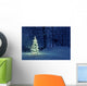 Christmas Tree in Snow Wall Decal