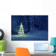 Christmas Tree in Snow Wall Decal