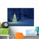 Christmas Tree in Snow Wall Decal