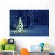 Christmas Tree in Snow Wall Decal
