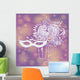 Carnival mask with ornaments Wall Decal