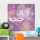 Carnival mask with ornaments Wall Decal