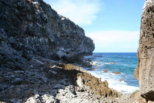 Cayman Brac Island Ocean Cliff Wall Decal