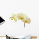 Cream Orchid Flower White Wall Decal