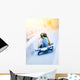 Wintersport - Zweierbob im Eiskanal Wall Decal