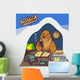 Happy Groundhog Day. Vector Illustration Wall Decal