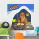 Happy Groundhog Day. Vector Illustration Wall Decal