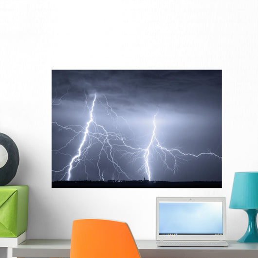 Heavy Clouds Bringing Thunder Wall Decal