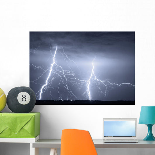 Heavy Clouds Bringing Thunder Wall Decal