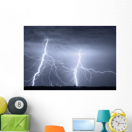 Heavy Clouds Bringing Thunder Wall Decal