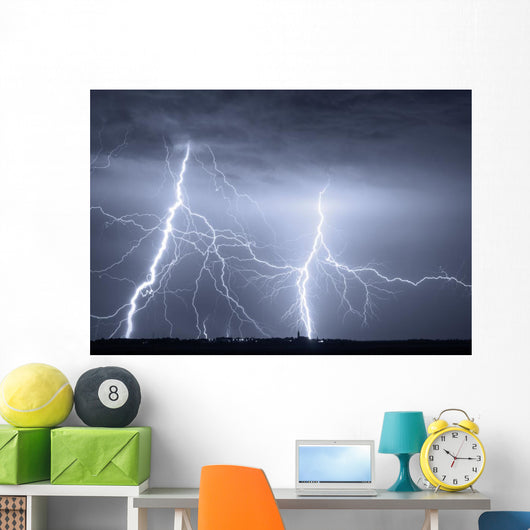 Heavy Clouds Bringing Thunder Wall Decal