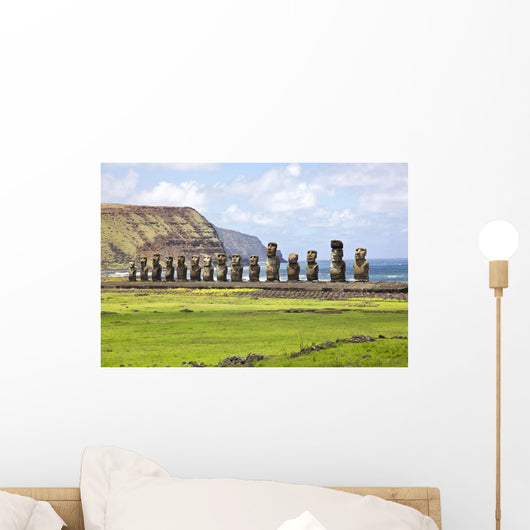 Ahu Tongariki on Easter Island Wall Decal