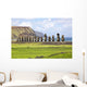 Ahu Tongariki on Easter Island Wall Decal