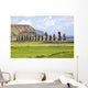 Ahu Tongariki on Easter Island Wall Decal