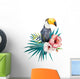 tropical jungle toucan Wall Decal